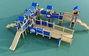 Wooden Indoor Playset