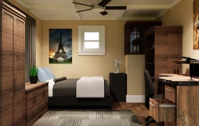 Small Rustic Bedroom
