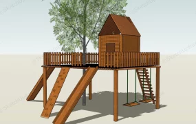 Backyard Treehouse Playground