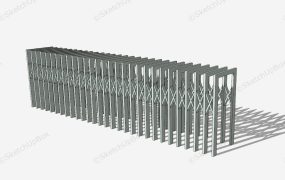 Retractable Folding Gate