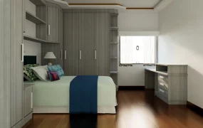 Traditional Grey Bedroom