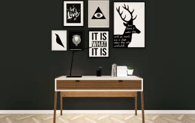 Home Office Desk Decor Idea