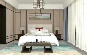 Modern Chinese Bedroom