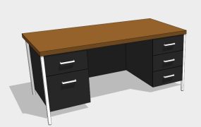Black Executive Desk