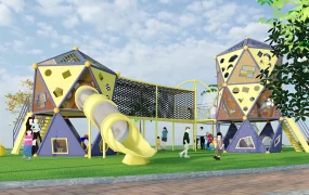 Geometric Children's Playground
