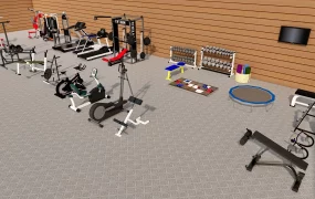 Gym Fitness Center Equipment