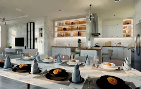 Loft Kitchen And Dining Room Design