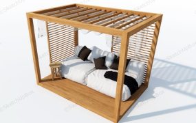 Outdoor Daybed With Canopy