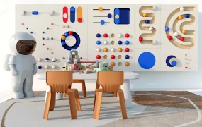 Playroom With Interactive Wall