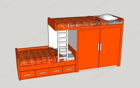 Loft Bunk Bed With Storage