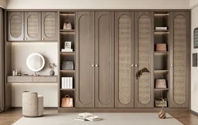 Modern Zen Dressing Room Closet