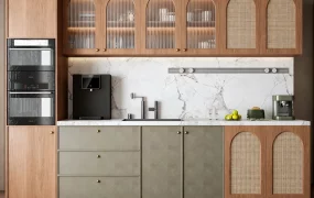Full Wall Kitchen Cabinet Design
