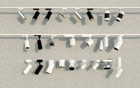 Track Lighting With Spotlights