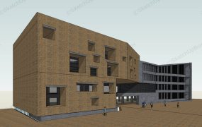 Modern Library Exterior Design
