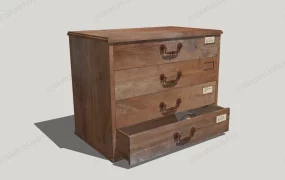 Vintage Rustic Dresser