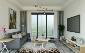 Contemporary Style Small Living Room