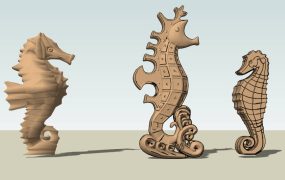 Seahorse Garden Ornament