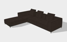 Sectional Sofa with Recliner