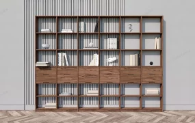 Solid Wood Cube Bookshelf