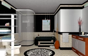 Bathroom With Shower And Tub