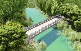Small Concrete Bridge