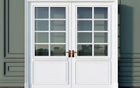 Half Window French Doors