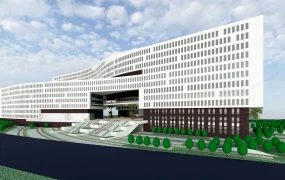 H Shaped Office Building