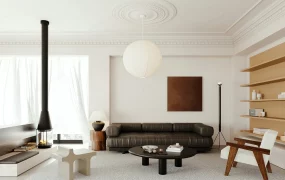 Wabi Sabi Modern Living Room