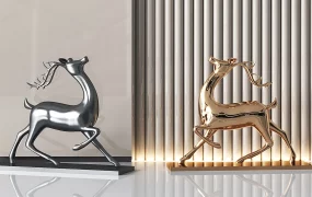 Decorative Deer Figurines