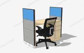 Library Computer Privacy Desk