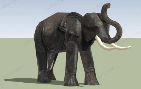 Bronze Elephant Sculpture