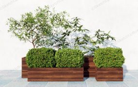 Wooden Raised Planters