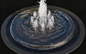 Modern Circular Water Fountain