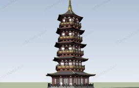 5 Tier Chinese Pagoda