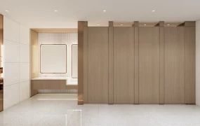 Luxurious Men's Public Restroom
