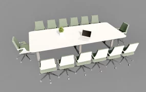 Conference Table And Chairs Set