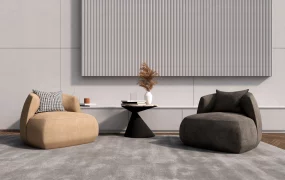 Accent Sofa Chair And Table Set