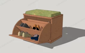 Entryway Bench With Shoe Storage