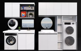 Laundry Room Storage Design