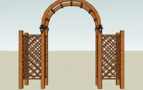 Wooden Garden Arch