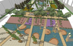 Square Park Design