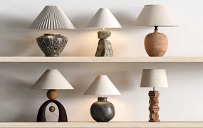 Wabi Sabi Style Table Lamps