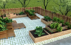 Patio Vegetable Garden