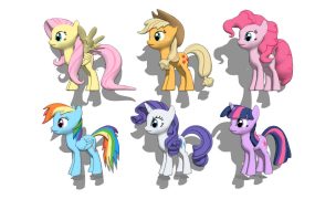 My Little Pony Mane Characters