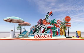 Surfing Festival Art Installation