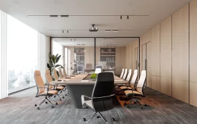 Sophisticated Corporate Conference Room