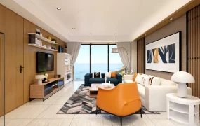 Modern Condo Living Room