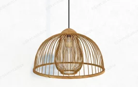Weaved Dome Pendant Light