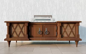 Vintage Media Console