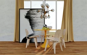 Modern Nordic Dining Room Set